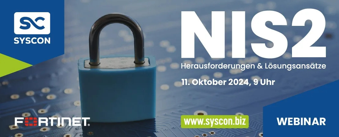 SYSCON Fortinet Webinar zum Thema NIS2